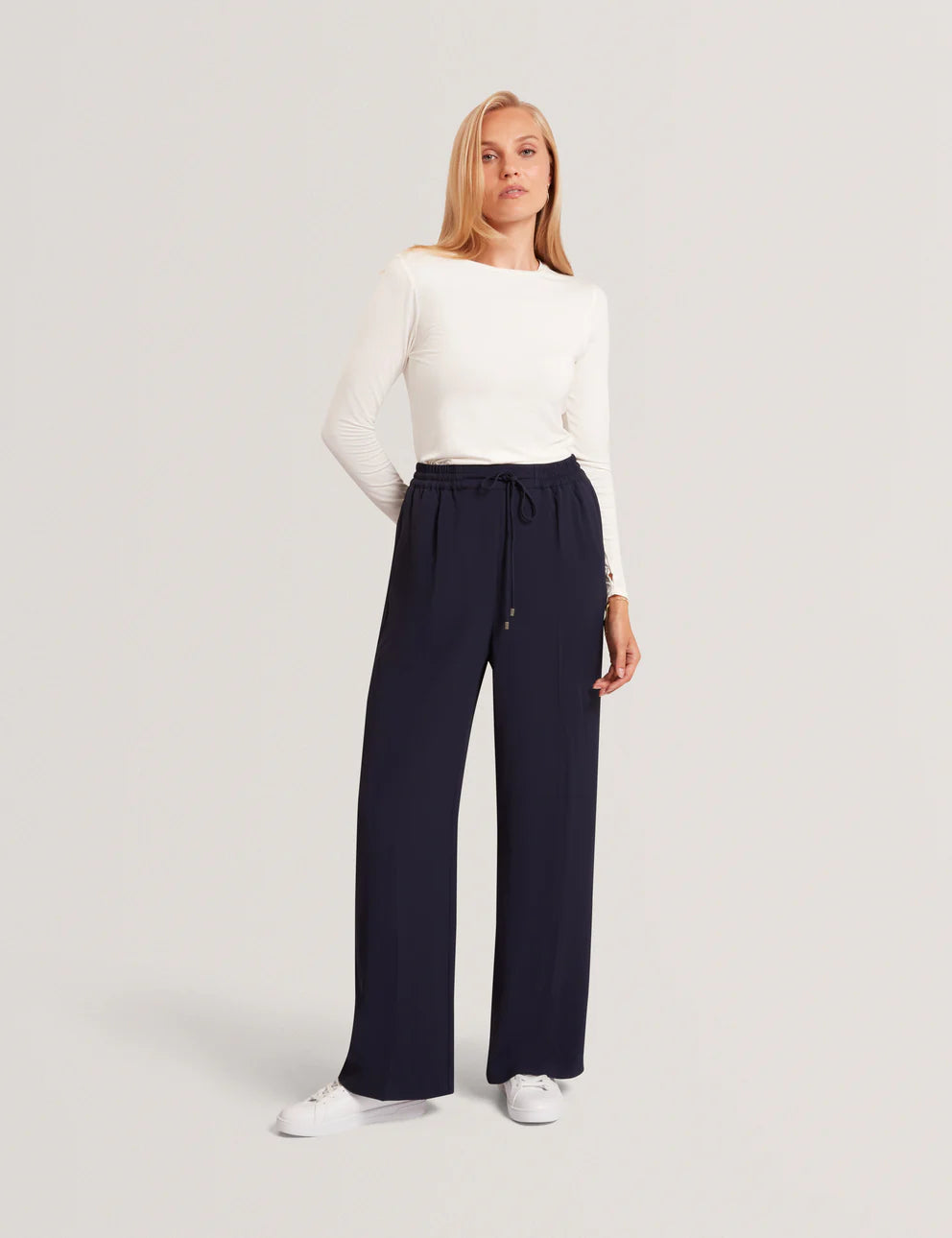 Ted Baker Arania Long Sleeve Fitted Jersey | Ivory