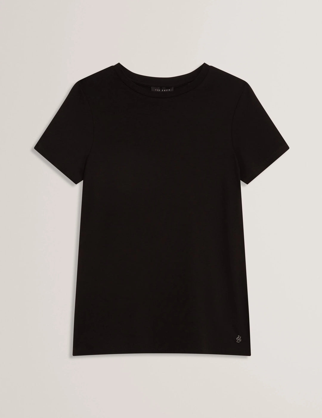 Ted Baker Soft Touch Fitted Short Sleeve T-Shirt | Black