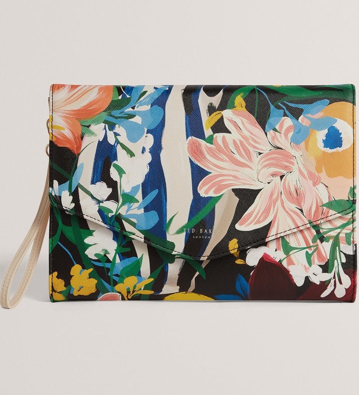 Ted Baker Bouioni Floral Bouquet Printed Envelope Pouch | Multicolor
