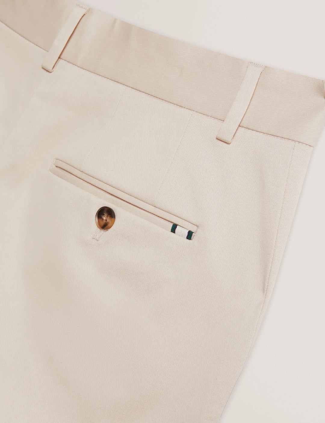 Ted Baker Loweton Slim Leg Stretch Cotton Chino Shorts | Ecru