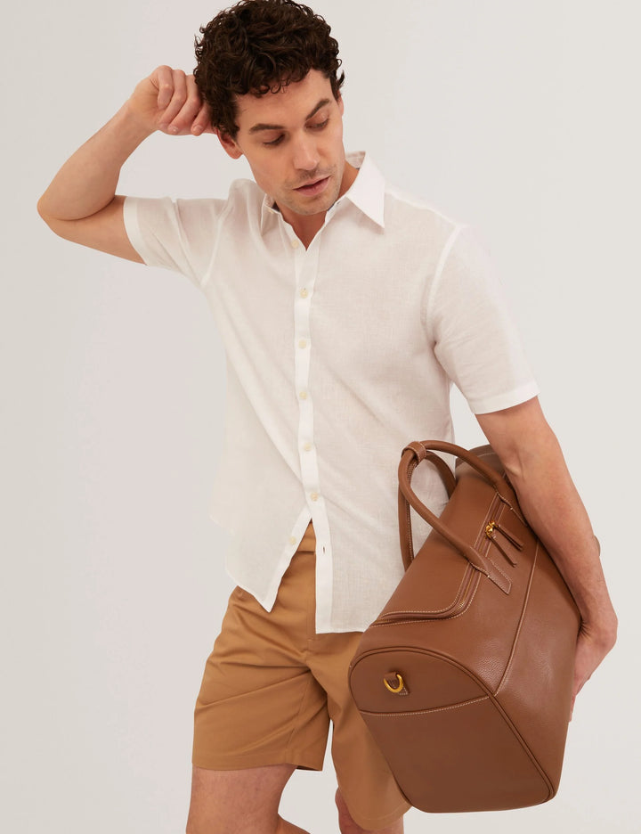 Ted Baker Loweton Slim Leg Stretch Cotton Chino Shorts | Tan