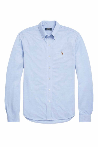 Ralph Lauren Custom Fit Stretch Oxford Shirt | Blue