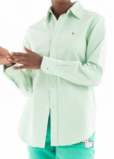 Ralph Lauren Oxford Shirt Relaxed Fit | Lime Drop