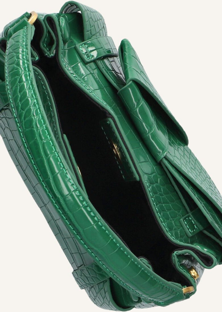 Ted Baker Ssansa Knot Bow Mini Top Handle Bag | Bright Green