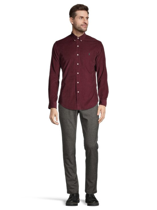 Ralph Lauren Corduroy Slim Fit Shirt | Harvard Wine