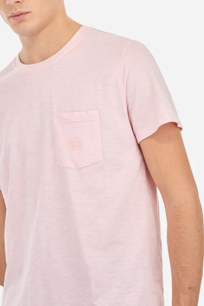 La Martina Men's Cotton T-shirt Regular Fit - Tuan | Pink