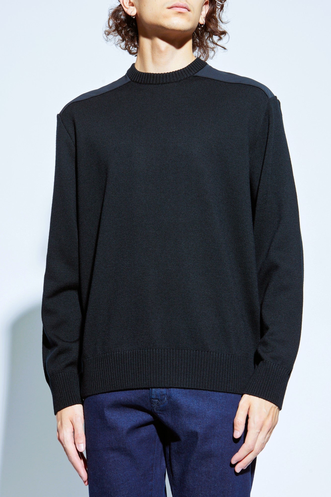 Paul & Shark Typhoon Re4x4 Soft Cool Touch Wool Crewneck | Navy