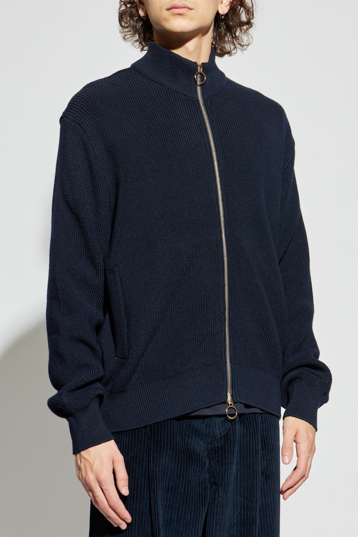Paul & Shark Tech Wool Cardigan | Navy