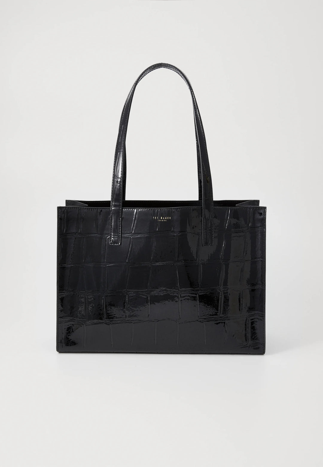Ted Baker Welona Elongated Croc Icon Bag | Black