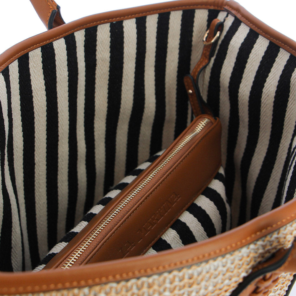 La Martina Women's Bag + Extra Necessaire | Tan