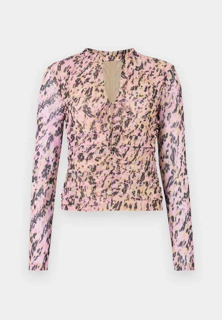 Karl Lagerfeld Animal Mesh Top | Artistic Animal