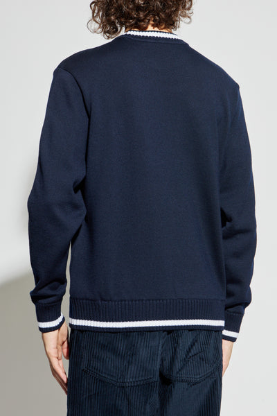 Paul & Shark Cool Touch Wool Crewneck | Navy