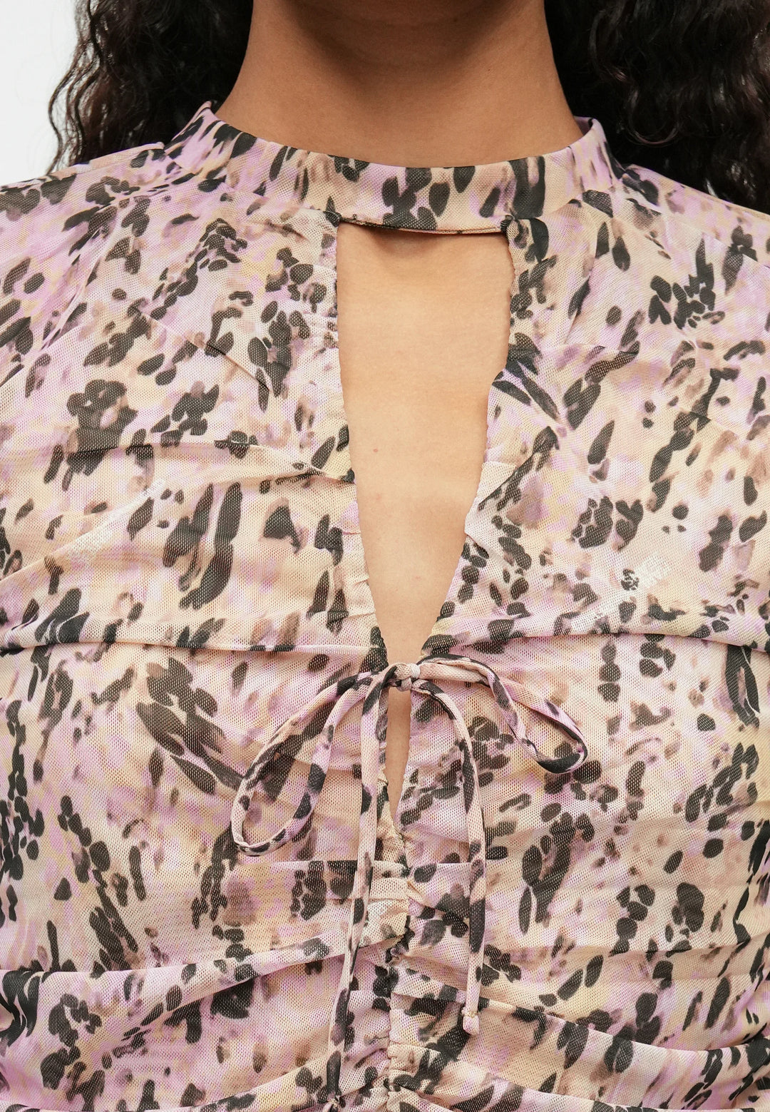 Karl Lagerfeld Animal Mesh Top | Artistic Animal