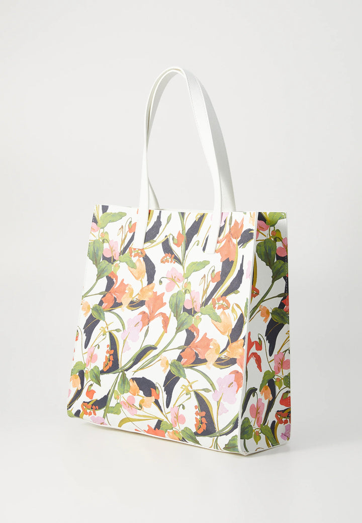 Ted Baker Flowela Floral Printed Icon Bag | Cream