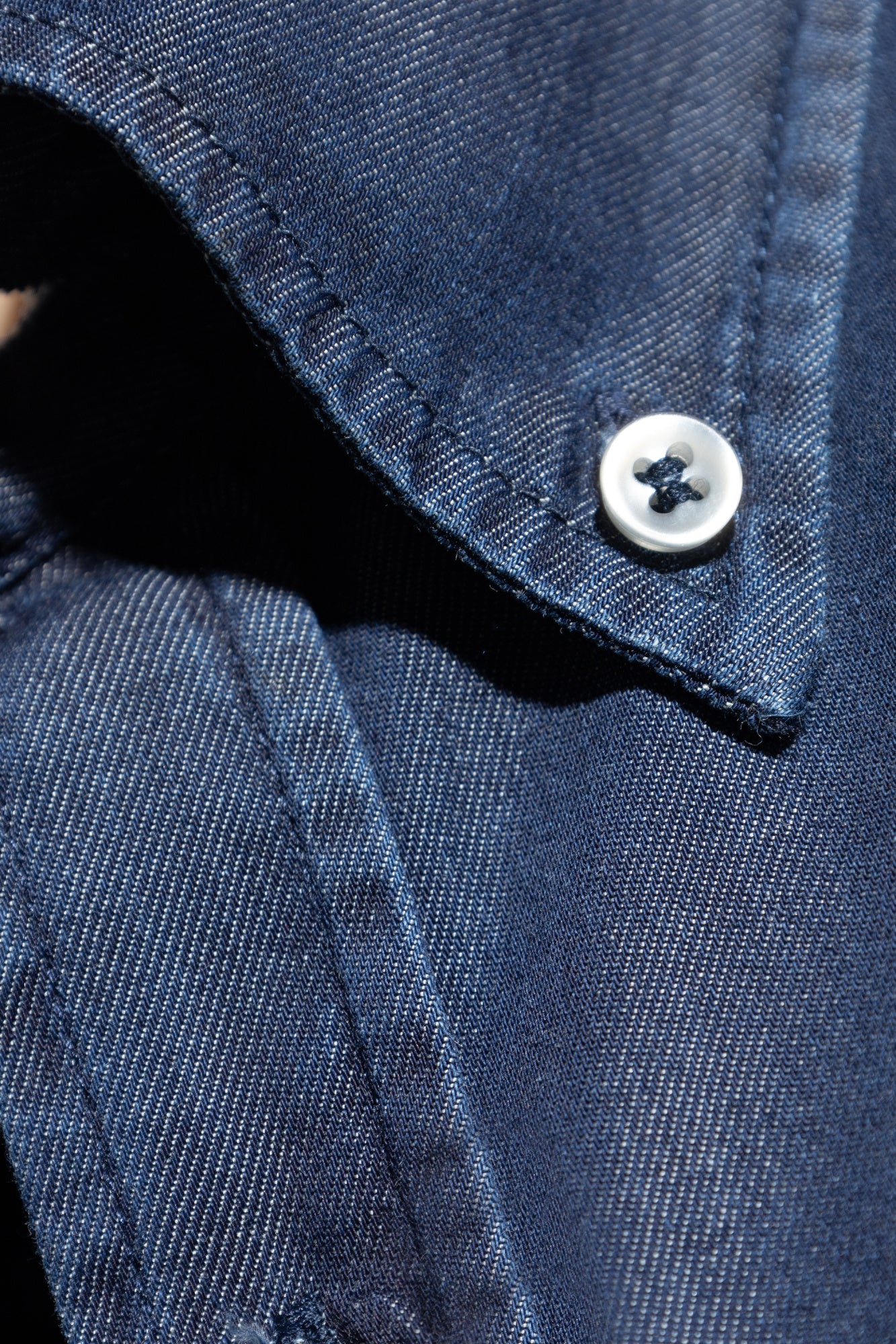 Paul & Shark Giza Cotton X-Soft Light Denim Shirt | Navy