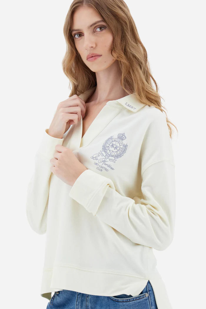 La Martina Women’s Stretch Piqué Polo Limited Club | Pristine