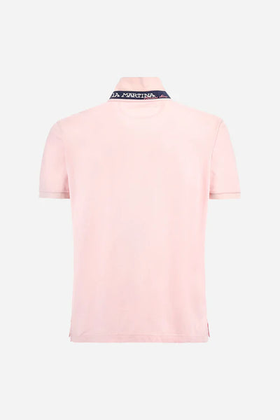 La Martina Slim Fit Cotton Piqué Polo Shirt - Eduardo | Pink