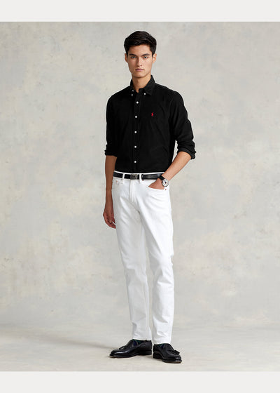 Ralph Lauren Custom Fit Corduroy Shirt | Black