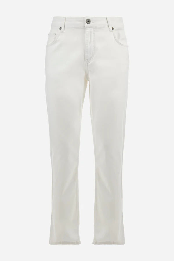 La Martina Jeans Stretch Cotton Drill in Regular Fit - Yuszef | White