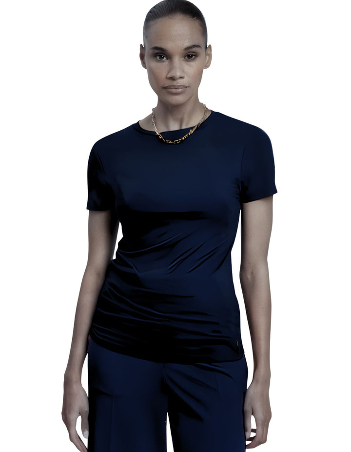 Ted Baker Larnaa Short Sleeve Fitted Tee | Navy