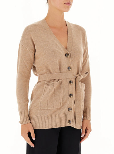 PennyBlack Prince Knitted Cardigan | Camel