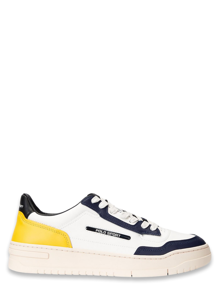 Ralph Lauren Sneakers | White/Navy/Yellow