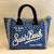 MC2 Saint Barth Vanity Canvas Bag | Denim Leo
