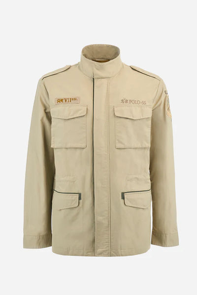 La Martina Jacket in Mixed Cotton in a Regular Fit - Abiel | Beige