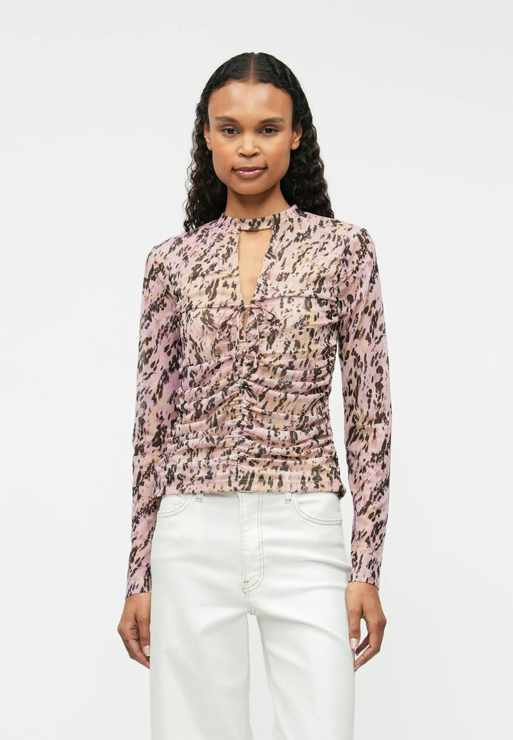 Karl Lagerfeld Animal Mesh Top | Artistic Animal