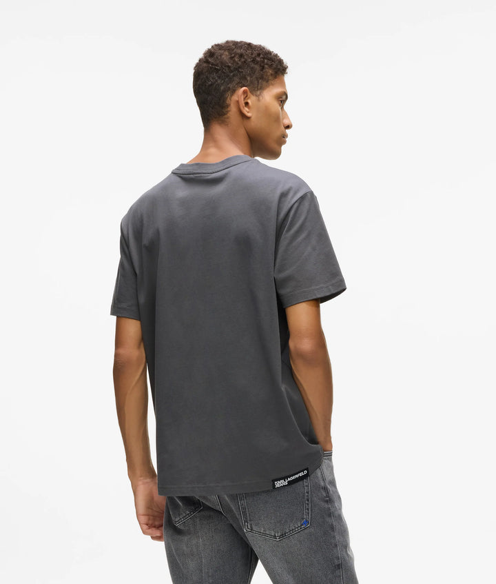Karl Lagerfeld Regular Logo Men's T-shirt | Magnet