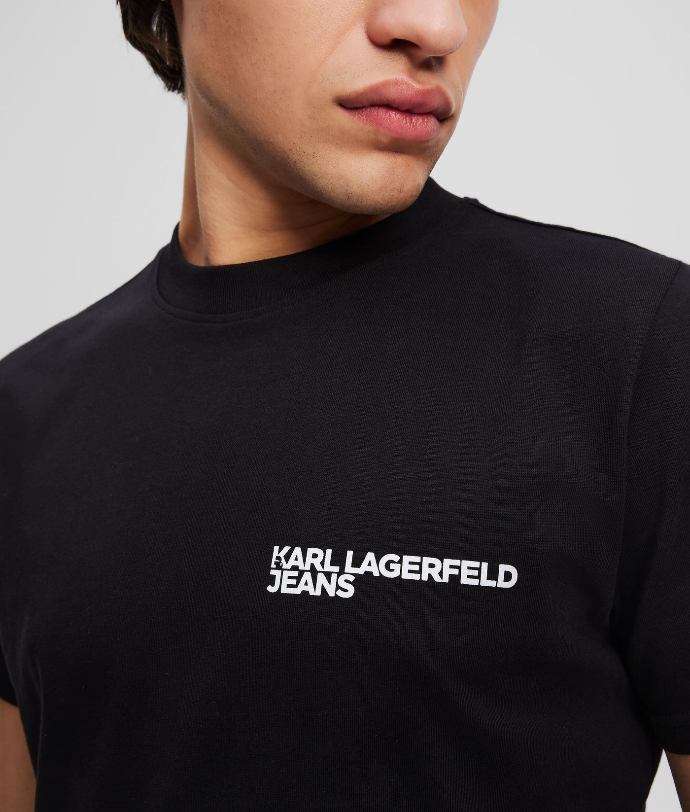 Karl Lagerfeld Slim Logo T-shirt | Black