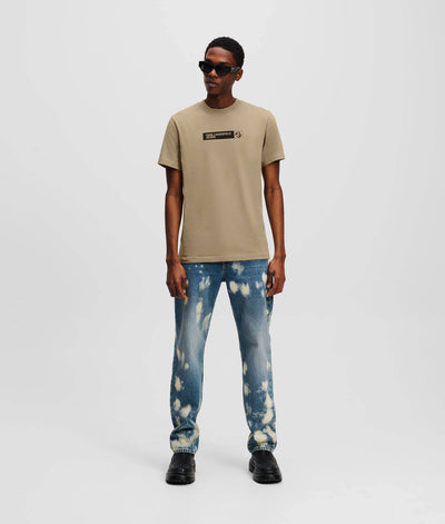 Karl Lagerfeld Slim Fit Graphic T-shirt | Desert Taupe