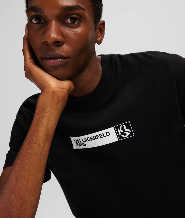 Karl Lagerfeld Slim Fit Men's T-shirt | Black