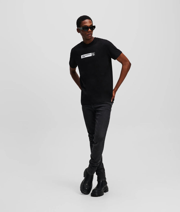 Karl Lagerfeld Slim Fit Men's T-shirt | Black