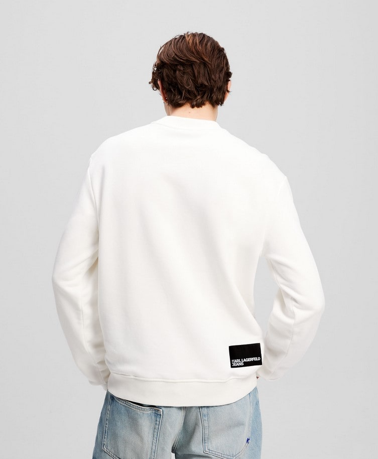 Karl Lagerfeld Logo Sweatshirt | White