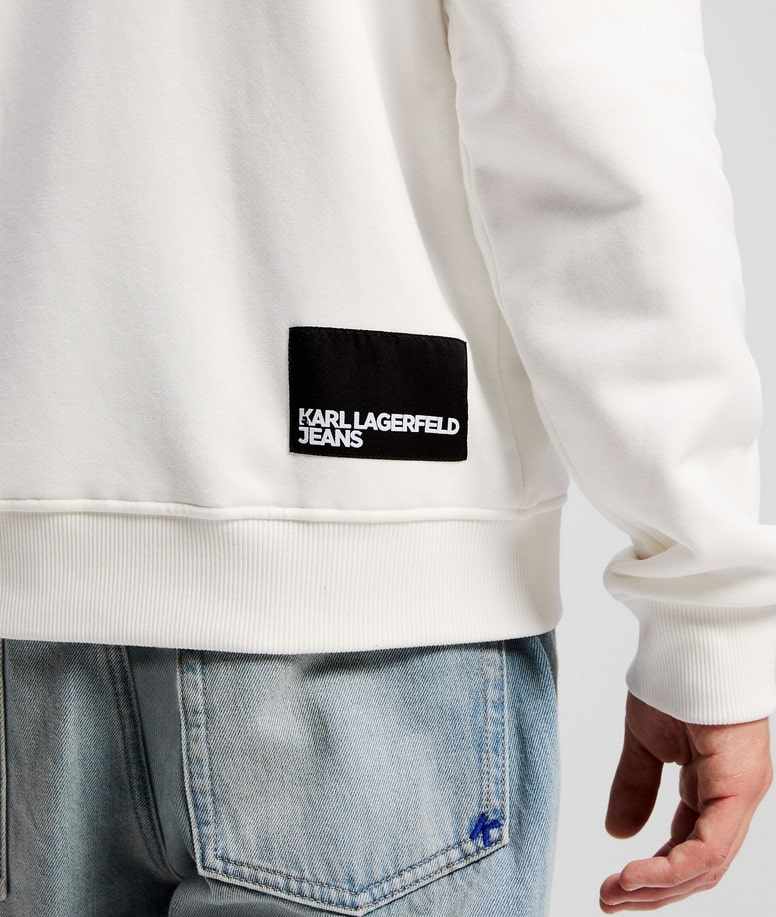 Karl Lagerfeld Logo Sweatshirt | White