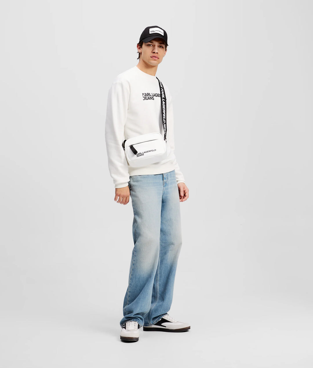 Karl Lagerfeld Logo Regular Sweatshirt | White