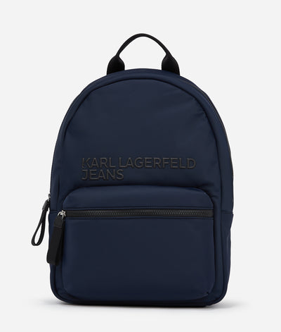 Karl Lagerfeld Essential Nylon Backpack | Dark Slate