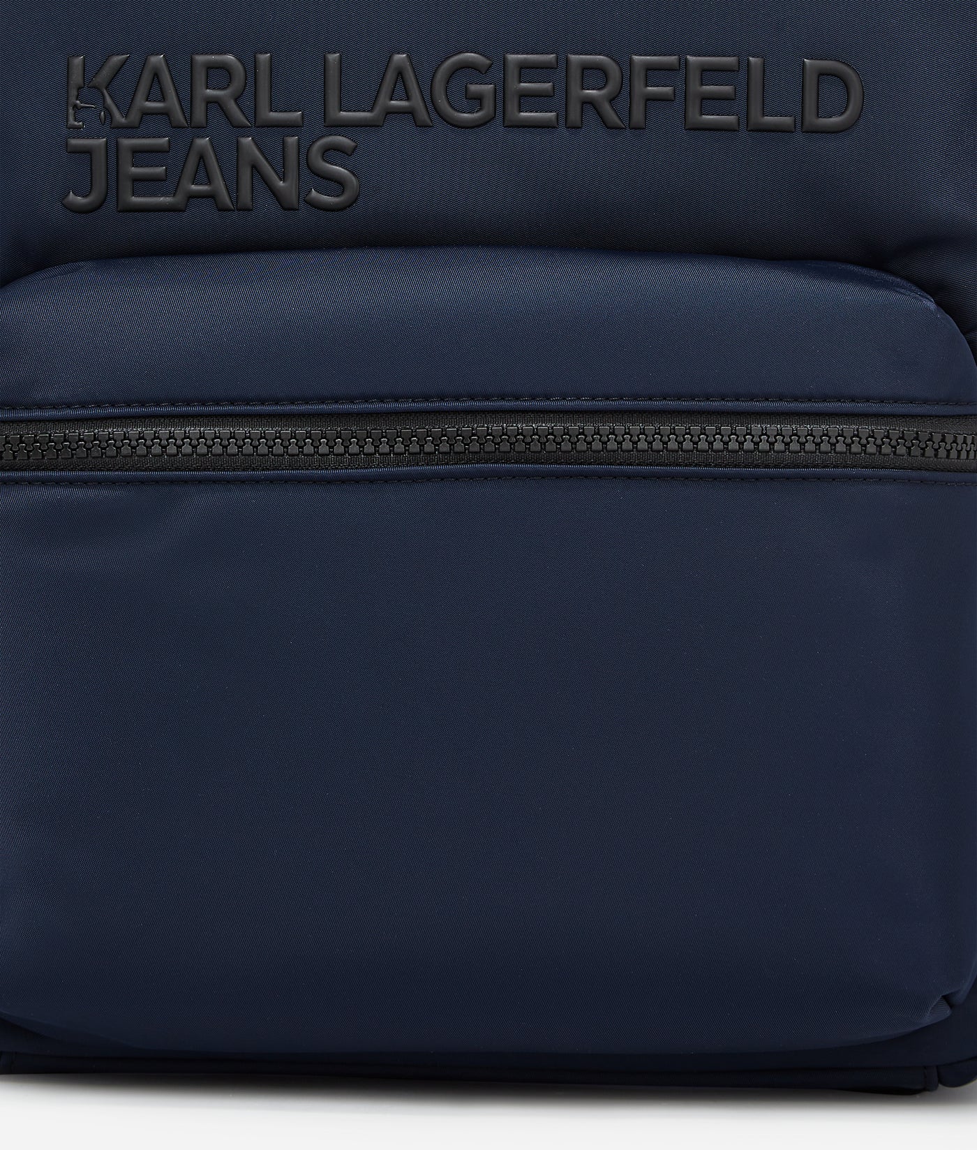 Karl Lagerfeld Essential Nylon Backpack | Dark Slate