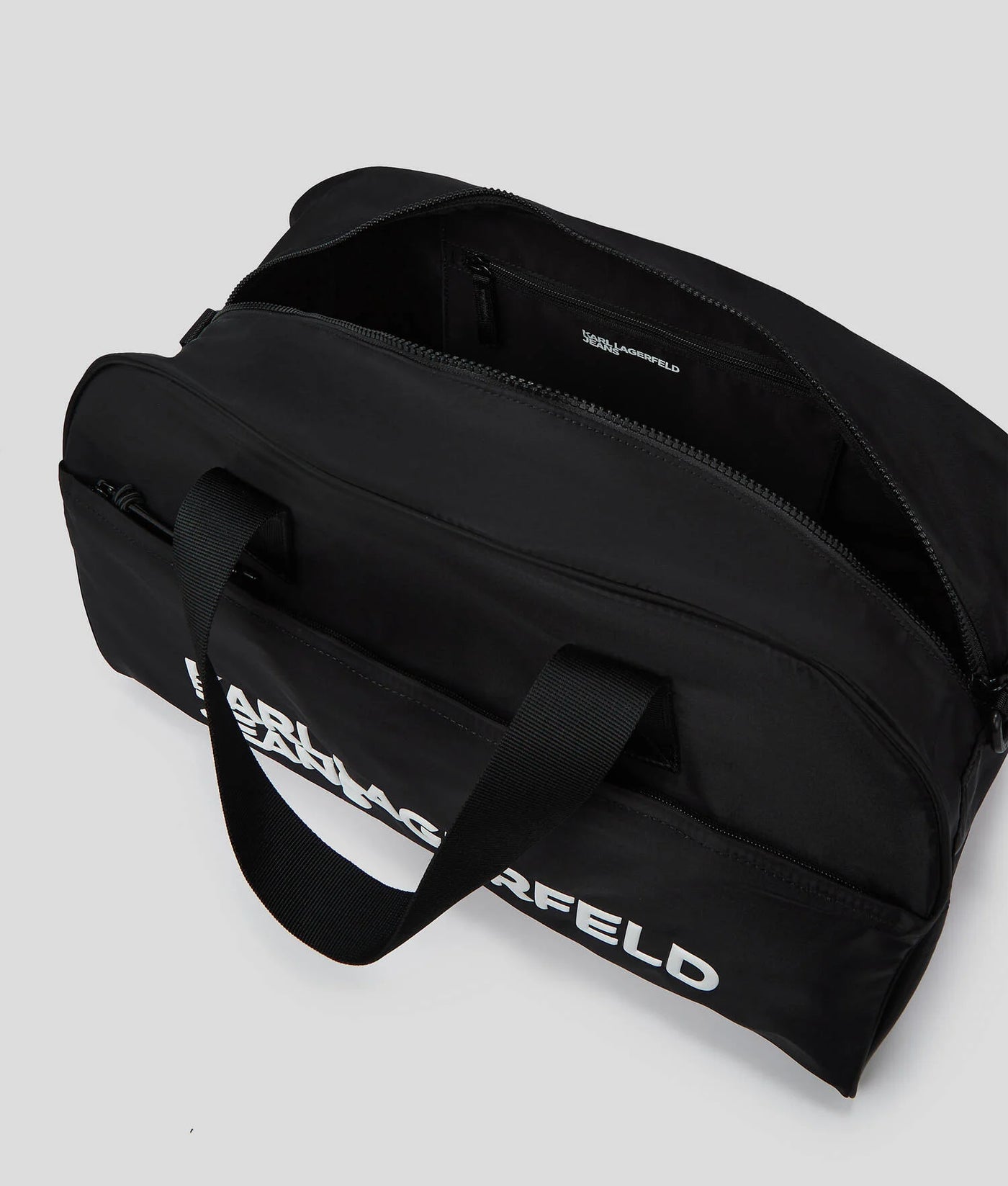 Karl Lagerfeld Nylon Gym Bag | Black