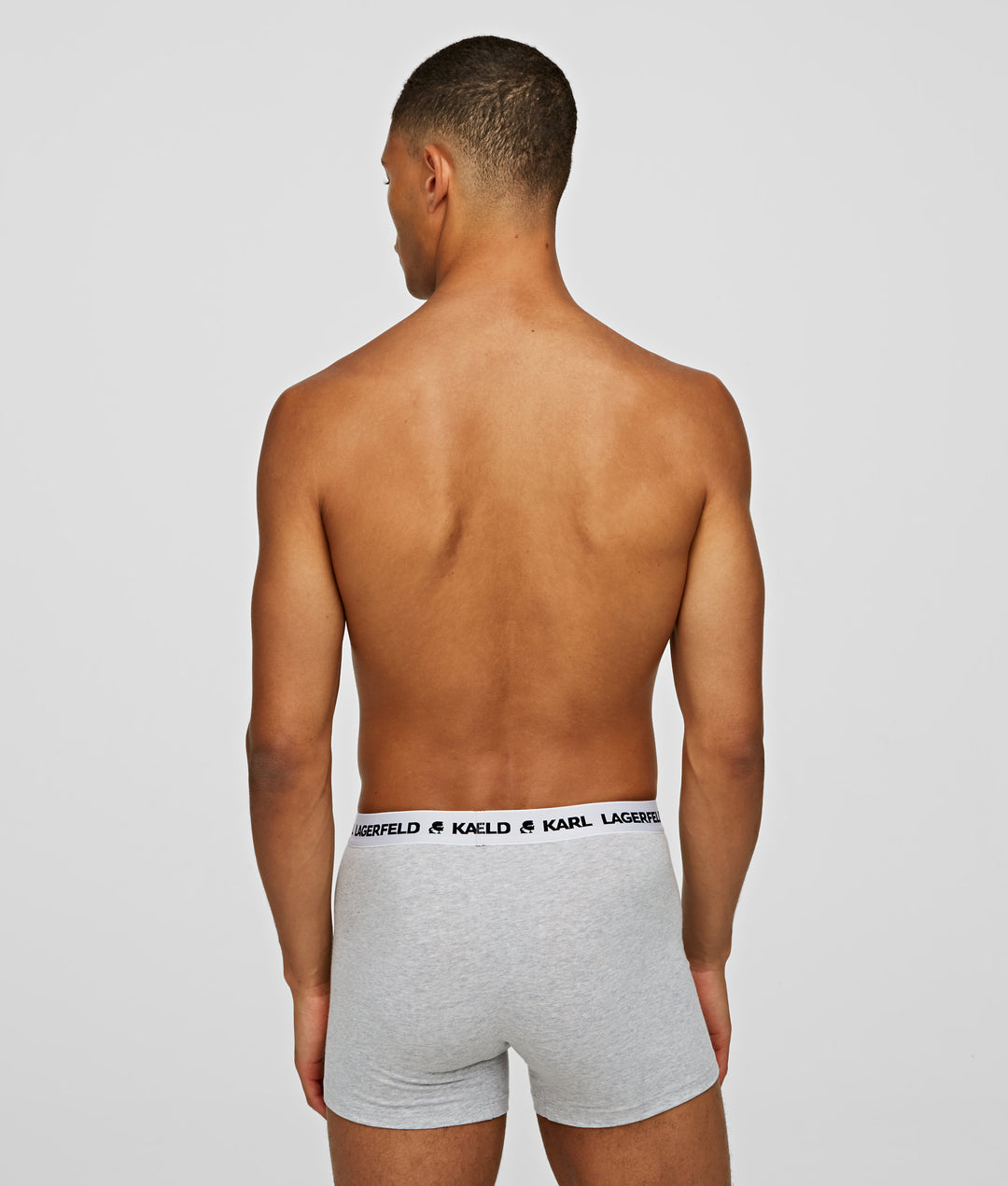 Karl Lagerfeld Logo Monochrome Trunk 3 Pieces | Black/Grey/White