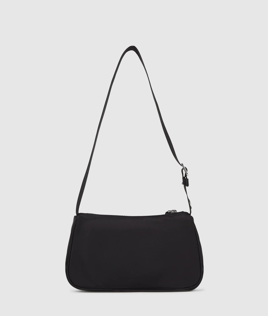 Karl Lagerfeld Essential Nylon Shoulder Bag | Black
