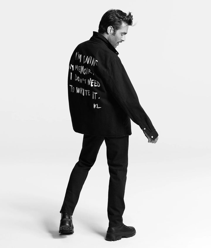 Karl Lagerfeld Men's Tapered Denim | Black