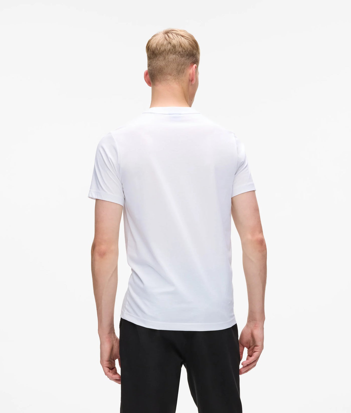Karl Lagerfeld Men's Slim Logo T-shirt | White