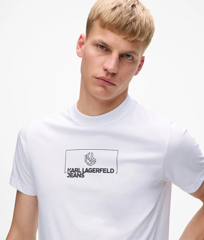 Karl Lagerfeld Men's Slim Logo T-shirt | White