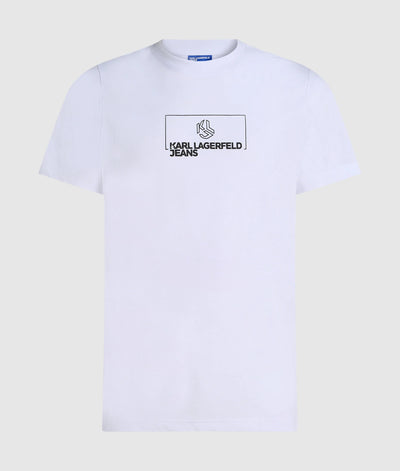 Karl Lagerfeld Men's Slim Logo T-shirt | White