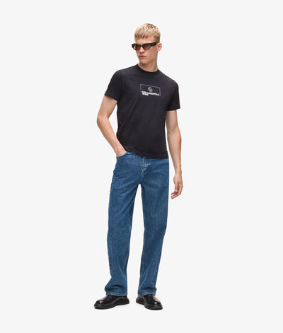 Karl Lagerfeld Men's Slim Logo T-shirt | Black