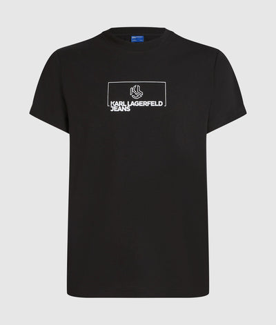 Karl Lagerfeld Men's Slim Logo T-shirt | Black