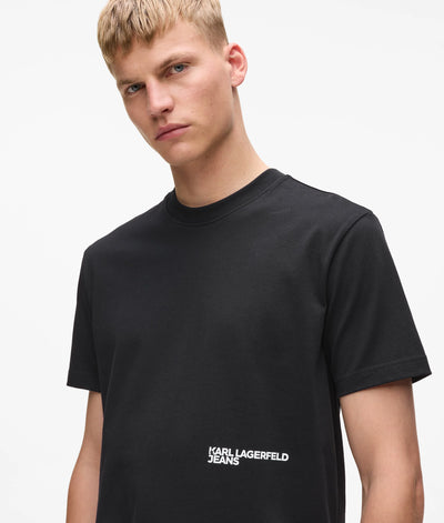Karl Lagerfeld Men's Regular Karl Quote T-shirt | Black