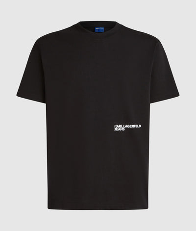 Karl Lagerfeld Men's Regular Karl Quote T-shirt | Black
